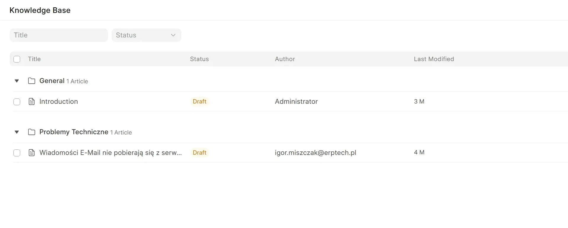 Frappe Helpdesk - baza wiedzy